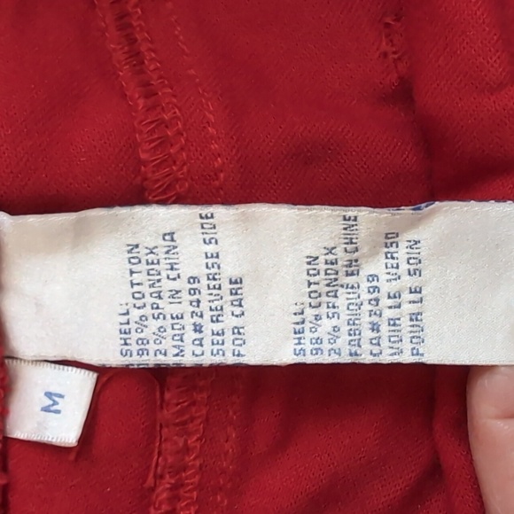 Diane Gilman DG2 Boot Cut Pants stretchy Size Medium Red - Picture 6 of 11